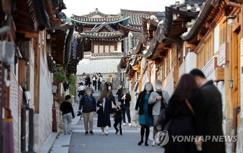 서울 종로구 북촌한옥마을. [연합뉴스]
